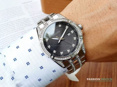 Dong ho Bulova 96K104 3 Đồng Hồ Bulova Swarovski Crystal 96K104 - Chính Hãng Giá Tốt - Passion Watch