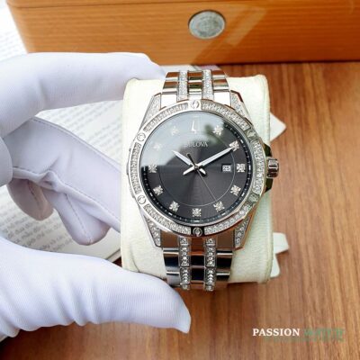 Dong ho Bulova 96K104 4 Đồng Hồ Bulova Swarovski Crystal 96K104 - Chính Hãng Giá Tốt - Passion Watch