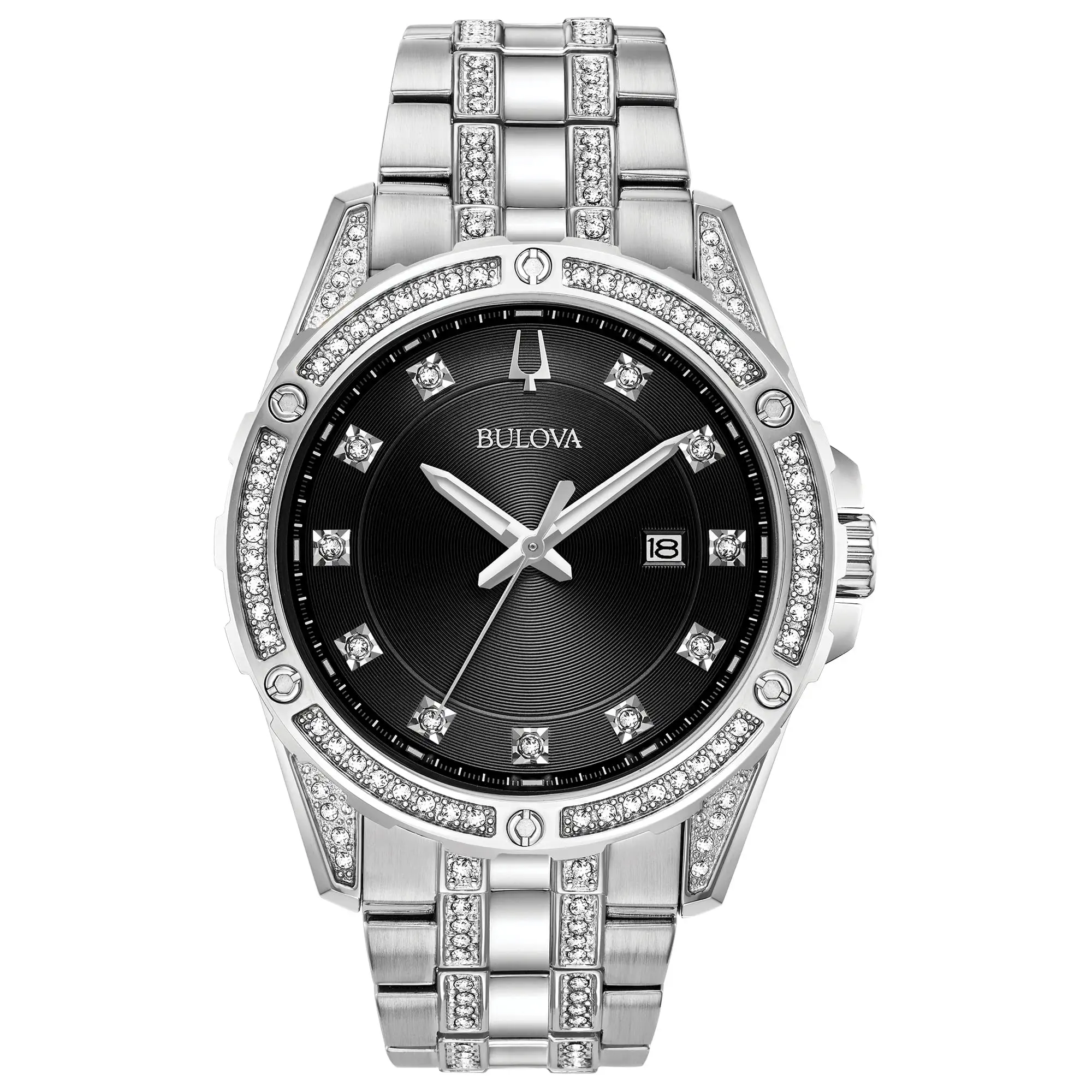 Dong-ho-Bulova-96K104 Đồng Hồ Bulova Swarovski Crystal 96K104 - Chính Hãng Giá Tốt - Passion Watch