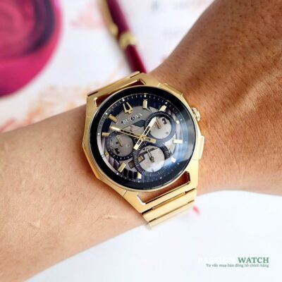 Dong ho Bulova 97A144 7 Đồng Hồ Bulova Curv 97A144 - Chính Hãng Giá Tốt - Passion Watch
