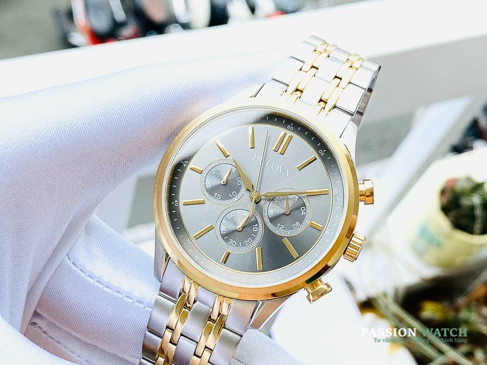 Dong-ho-Bulova-98A215-3 Đồng Hồ Bulova Chronograph Quartz 98A215 - Chính Hãng Giá Tốt - Passion Watch