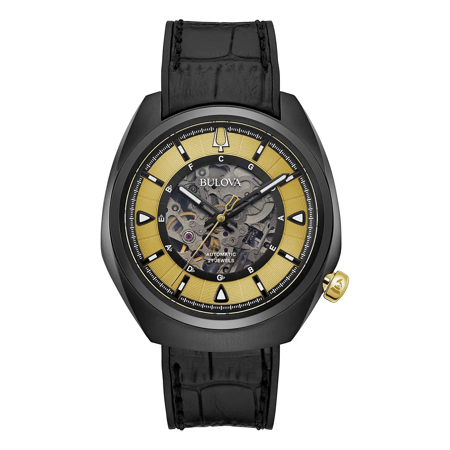 Dong-ho-Bulova-98A241 Đồng Hồ Bulova Grammy Skeleton 98A241 - Chính Hãng Giá Tốt - Passion Watch