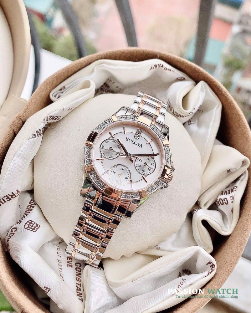 Dong-ho-Bulova-98N110-5 Đồng Hồ Bulova Crystal Two-Tone 98N110 - Chính Hãng Giá Tốt - Passion Watch