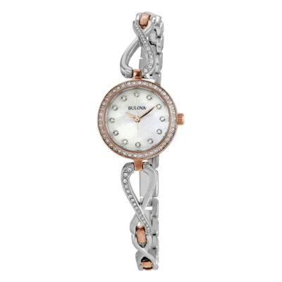 Đồng Hồ Bulova Crystal Mother of Pearl 98X108 - Chính Hãng Giá Tốt - Passion Watch