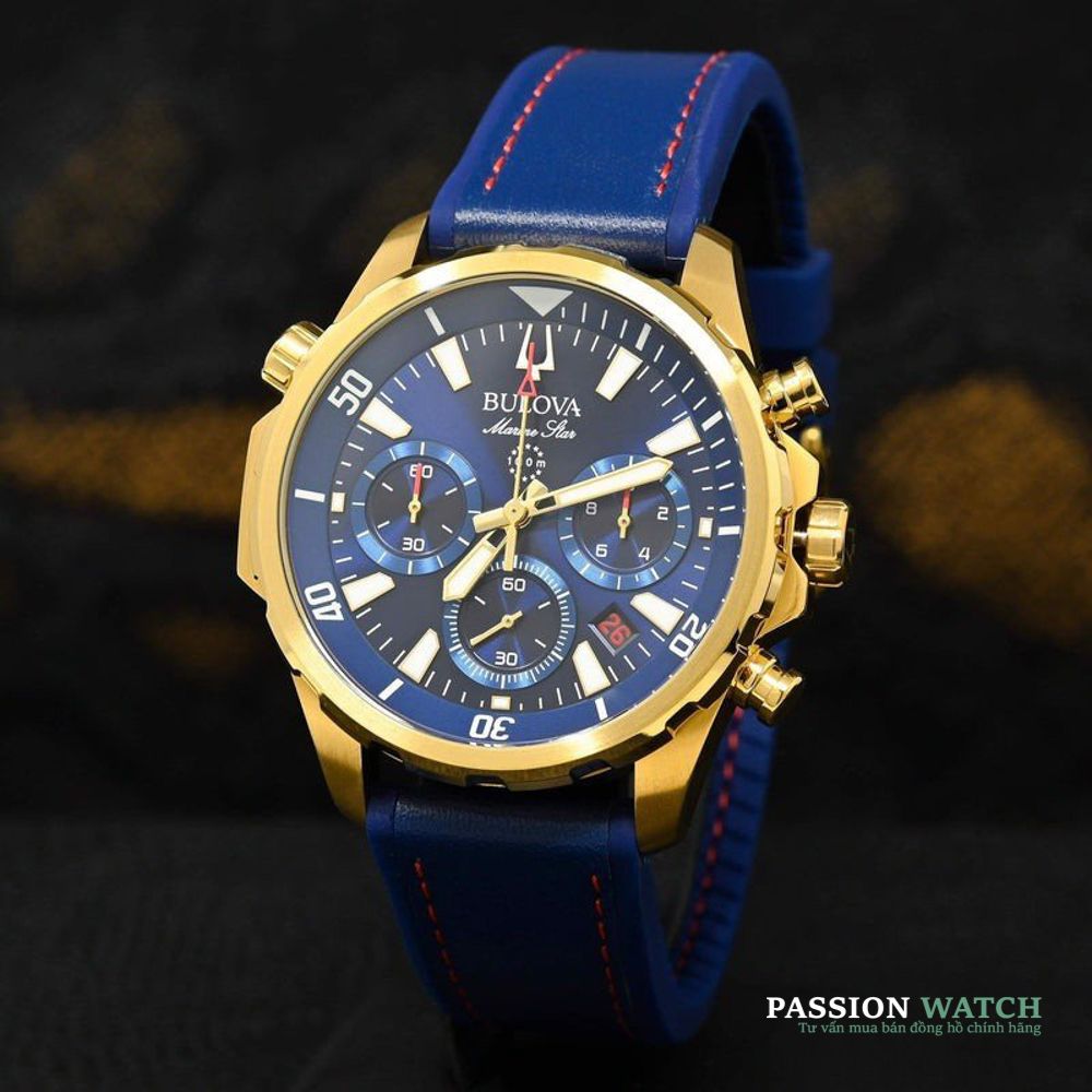 Dong-ho-Bulova-97B168-5 Bulova Marine Star Chronograph 97B168 - Chính Hãng Giá Tốt - Passion Watch