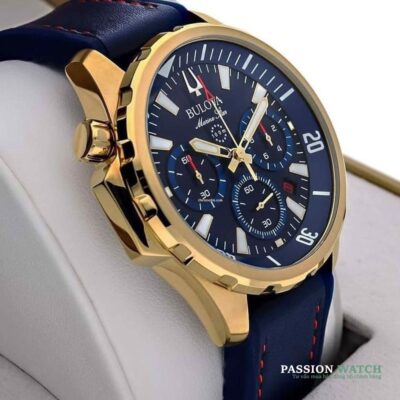 Dong ho Bulova 97B168 6 Bulova Marine Star Chronograph 97B168 - Chính Hãng Giá Tốt - Passion Watch