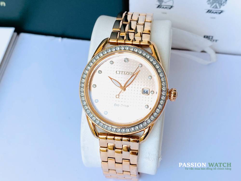 Dong-ho-citizen-nu-FE6113-57X-3 Đồng hồ Citizen Eco-Drive FE6113-57X - Chính Hãng Giá Tốt - Passion Watch