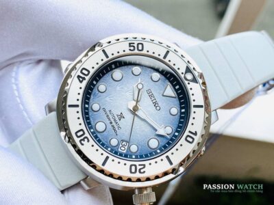 Seiko Prospex SRPG59J1 Save The Ocean Frost Special Edition Baby Tuna size 43mm 2 Seiko Prospex “Save The Ocean Antarctica” Baby Tuna SRPG59K1 Limited Edition Size 43mm