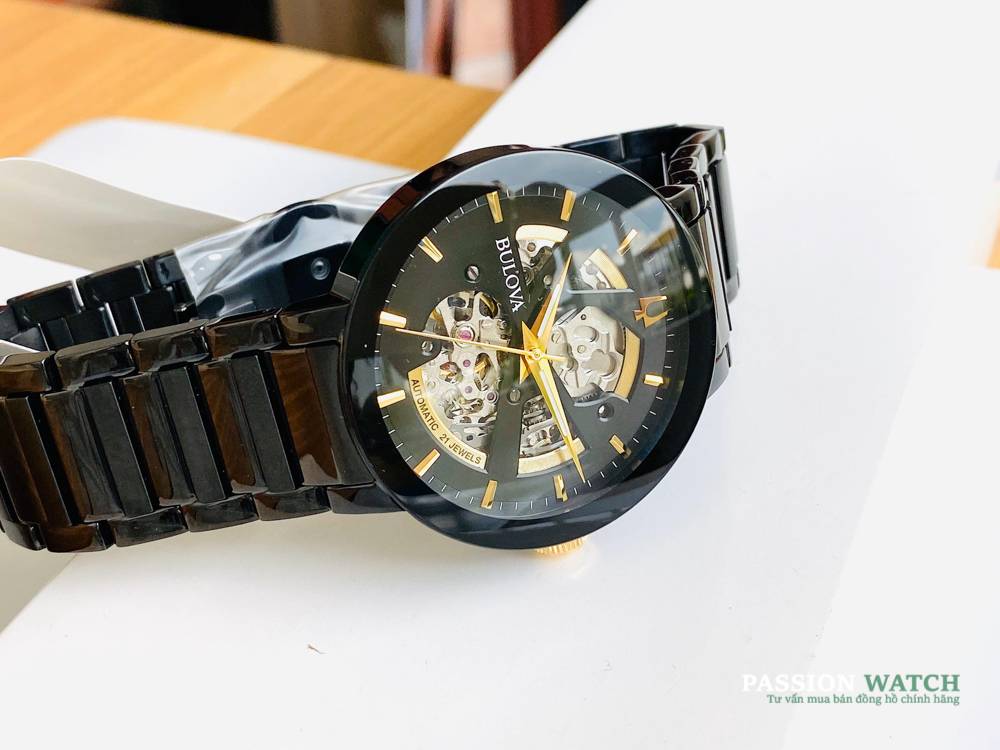 Bulova Skeleton 98A203-3 Bulova Sketeton 98A203 - Chính Hãng Giá Tốt - Passion Watch