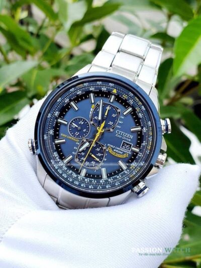 Citizen World Chronograph A T Eco Drive AT8020 54L 5 Citizen World Chronograph A-T Eco-Drive AT8020-54L - Chính Hãng Giá Tốt - Passion Watch