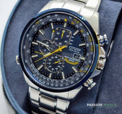 Citizen World Chronograph A T Eco Drive AT8020 54L 8 Citizen World Chronograph A-T Eco-Drive AT8020-54L - Chính Hãng Giá Tốt - Passion Watch