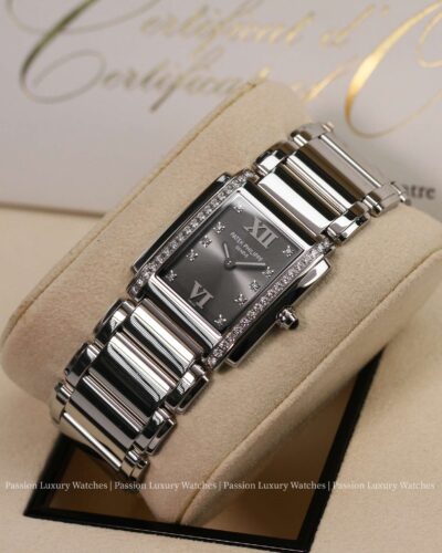 Patek Philippe Twenty-4 4910/10A-010 Diamond Folding - Passion Watch