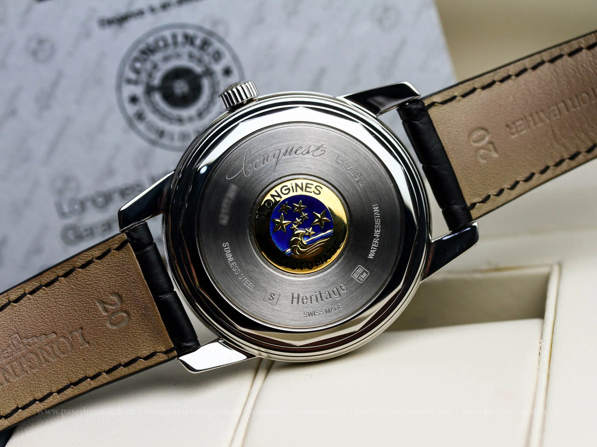 dong-ho-longines-conquest-heritage-l1-645-4-52-4-7 dong ho longines conquest heritage l1 645 4 52 4 7 | Passion Watch