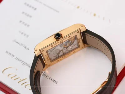 dong ho cartier tank a vis dual time 2594 6 | Passion Watch