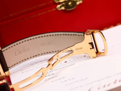 dong ho cartier tank a vis dual time 2594 9 | Passion Watch
