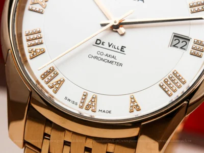 dong ho omega de ville co axial chronometer annual calendar 431 50 41 22 02 001 4 | Passion Watch
