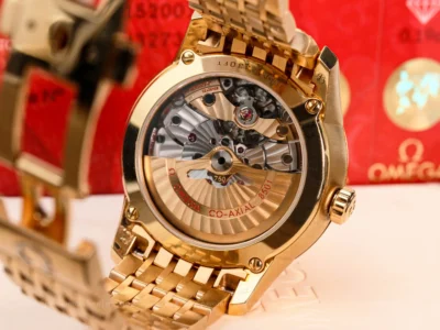 dong ho omega de ville co axial chronometer annual calendar 431 50 41 22 02 001 8 | Passion Watch