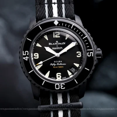 Blancpain X Swatch Bioceramic Ocean Of Storms SO35B400 - Chính Hãng Giá Tốt - Passion Watch