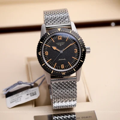 Longines Heritage Skin Diver L2.822.4.56.6 - Chính Hãng Giá Tốt - Passion Watch