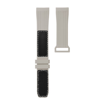 Dây Cao Su Velcro Cho Omega Seamaster Diver 300M 2018 (42mm) Grey