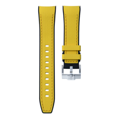 Dây Cao Su Cho Omega Seamaster 300 2021 (41mm) Yellow/Black