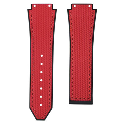 Dây cao su cho Hublot Classic Fusion Chronograph (42/45mm) Grid Red