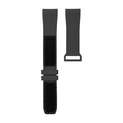 Dây Cao Su Velcro Cho Omega Seamaster Diver 300M 2018 (42mm) Black