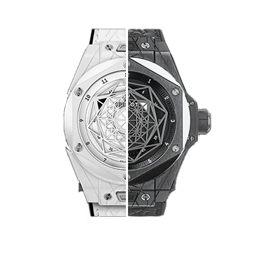 Dây Cao Su Cho Hublot Bigbang Sang Bleu I 415 (45mm)