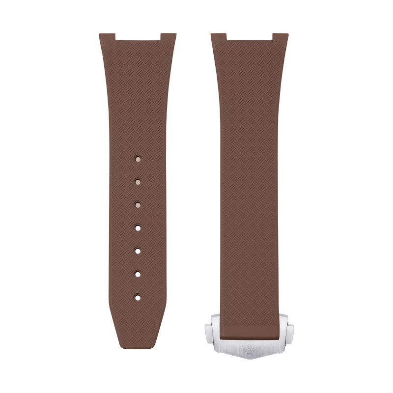 day-cao-su-cho-omega-constellation-41mm-brown Dây Cao Su Cho Omega Constellation (41mm) Brown