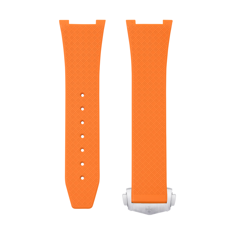 day-cao-su-cho-omega-constellation-41mm-orange Dây Cao Su Cho Omega Constellation (41mm) Orange