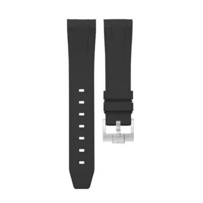 Dây Cao Su Cho Omega Seamaster Planet Ocean 600M 2011 (42mm) Black