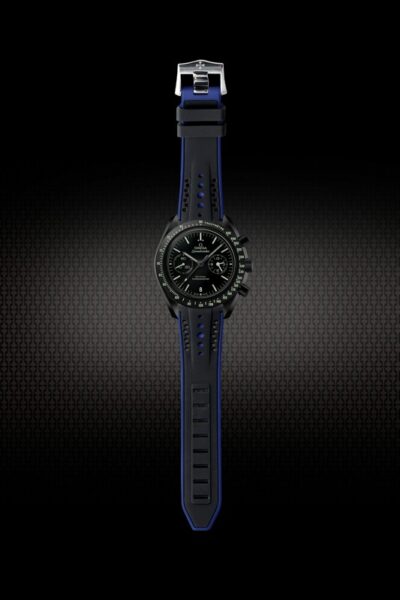 day cao su cho omega speedmaster dark side of the moon 44 25mm black blue 3 day cao su cho omega speedmaster dark side of the moon 44 25mm black blue 3 | Passion Watch