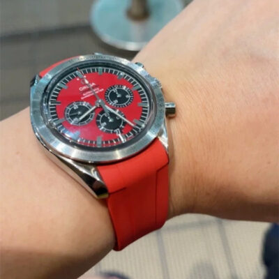 day cao su cho omega speedmaster moonwatch chronograph 42mm red 5 day cao su cho omega speedmaster moonwatch chronograph 42mm red 5 | Passion Watch