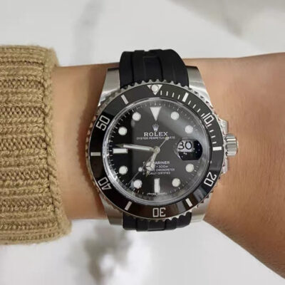 day cao su cho rolex submariner 116610 116613 114060 h design black 8 | Passion Watch
