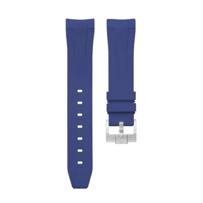 Dây Cao Su Cho Rolex Submariner 116610 - 116613 - 114060 (Khóa Đơn) Dark Blue