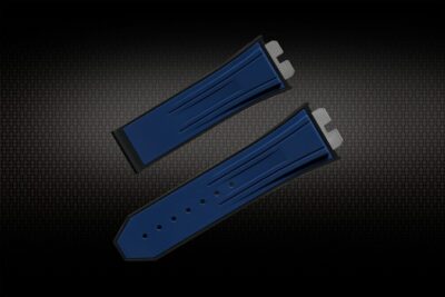 Dây Cao Su Cho Hublot Bigbang Unico 411 414 (45mm) Blue/Black