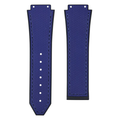 Dây cao su cho Hublot Classic Fusion (42/45mm) Grid Blue