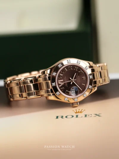 rolex pearlmaster 29 80315 mat so chocolate coc so la ma 3 | Passion Watch
