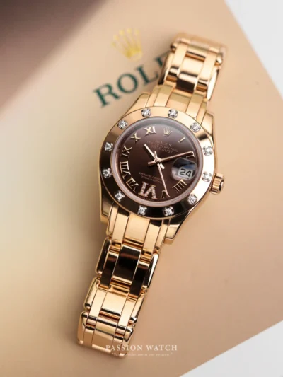 rolex pearlmaster 29 80315 mat so chocolate coc so la ma 4 | Passion Watch