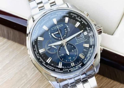 citizen eco drive at9031 52l 6 Đồng Hồ Nam Citizen Eco-Drive AT9031-52L đa chức năng, giờ thế giới, radio-controlled, Chronograph - Bấm giờ thể thao