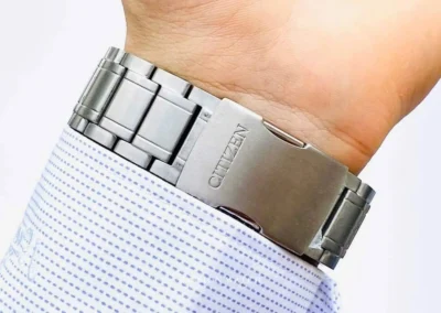 Đồng Hồ Nam Citizen Eco-Drive BL5558-58L khóa Titanium