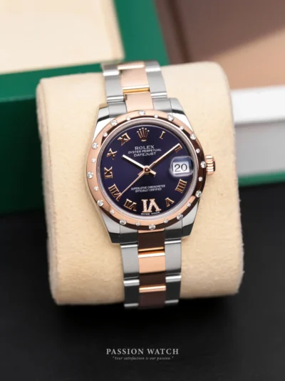 Rolex Lady-Datejust 31 178341 Mặt Số Tím Vành Đính Kim Cương | Passion Watch