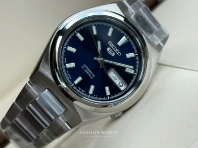 Đồng hồ Seiko 5 SNKC51J1 mặt số màu xanh dương size 38mm