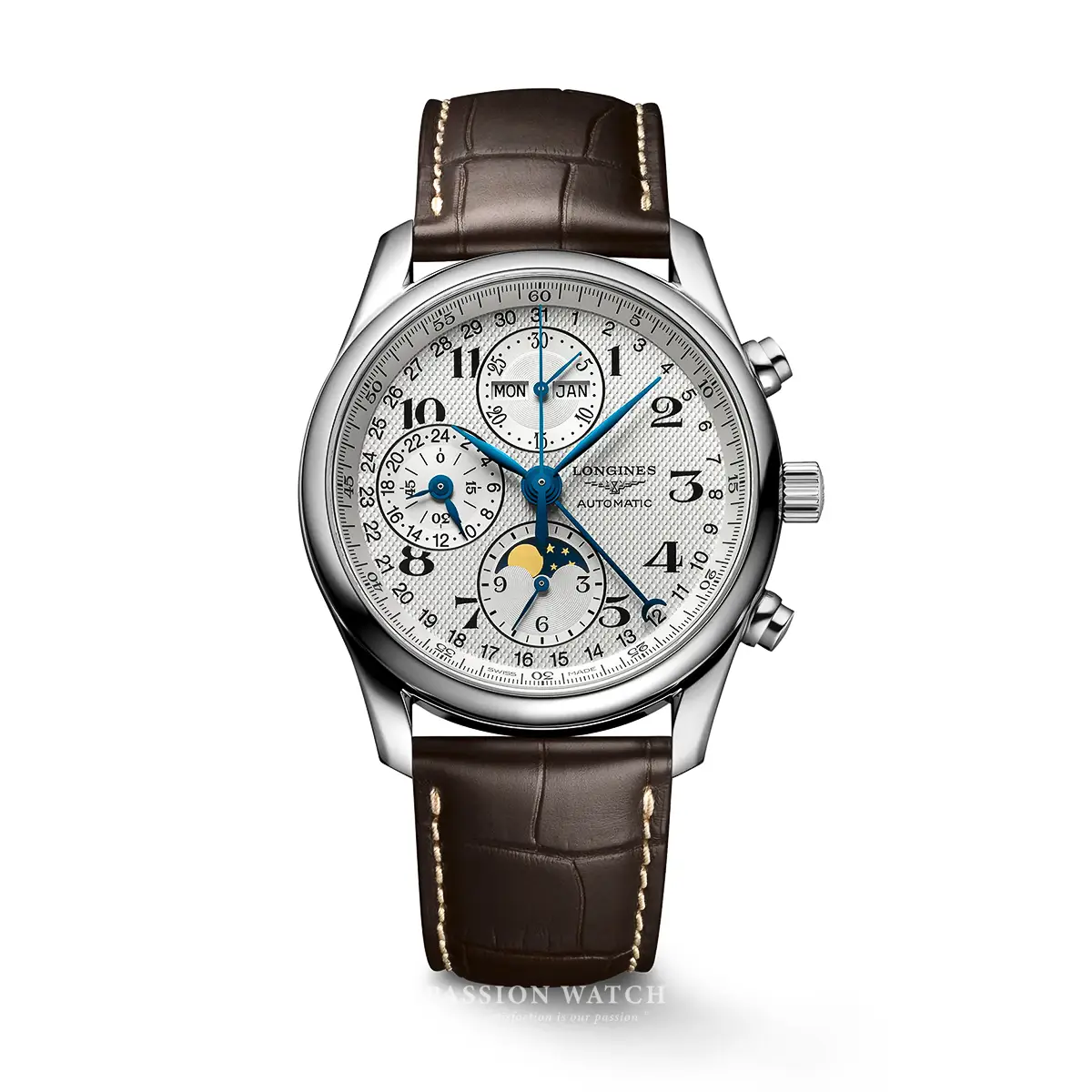 dong-ho-longines-l2-673-4-78-3 Đồng Hồ Longines Master Collection Moonphase L2.673.4.78.3 (L26734783) - New, Fullbox