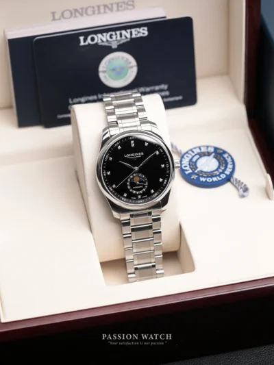 dong ho longines master collection moonphase l2 909 4 57 6 l29094576 11 | Passion Watch
