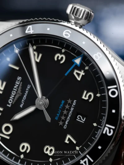 dong ho longines spirit zulu time l3 812 4 53 2 l38124532 7 | Passion Watch